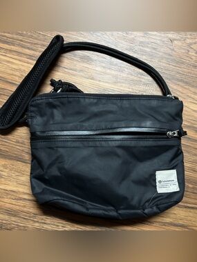 lululemon athletica Black Nylon Crossbody Bag